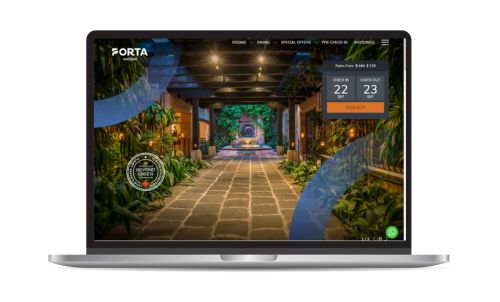 Sitio web de Porta Hotel Antigua